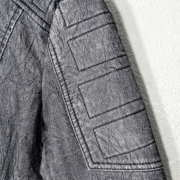 Runway New York Women’s Moto Jacket Cyberpunk Grunge-Glam Clubwear Size Small - Picture 8 of 12